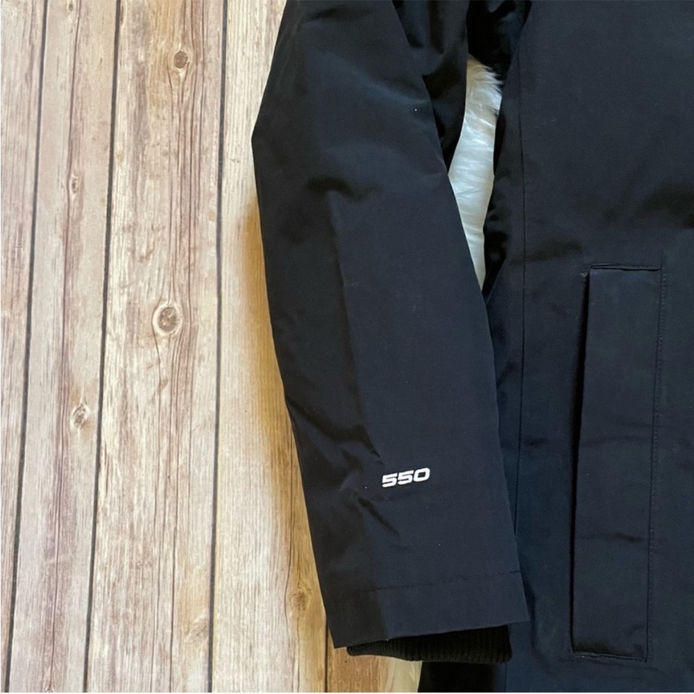 The North Face Women’s Arctic Parka Waterproof Black Coat - Picture 5 of 10
